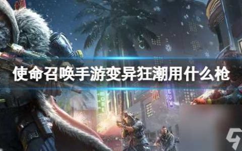 使命召唤手游变异狂潮用什么枪