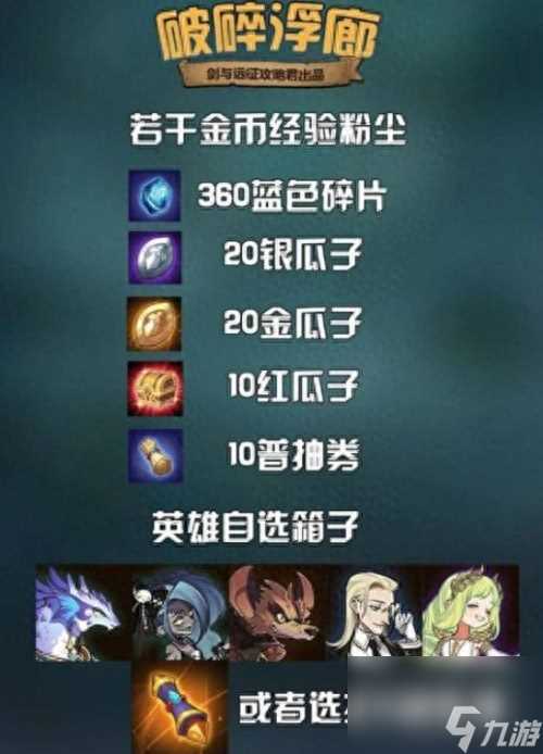 剑与远征破碎浮廊攻略路线图 剑与远征破碎浮廊通关走法  干货