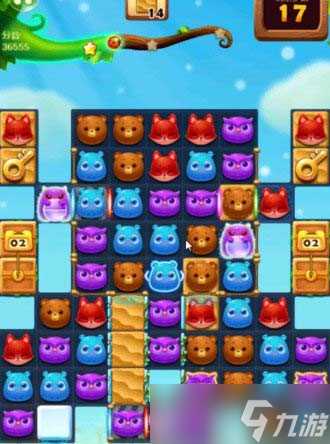 《开心消消乐》1425蓄电精灵怎么消除