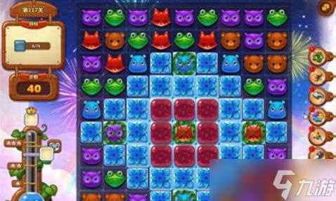 《开心消消乐》117关三星过关攻略