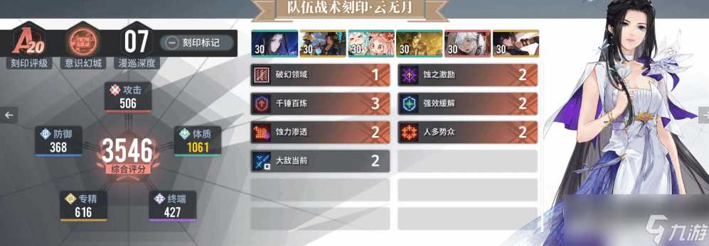 《白荆回廊》肉蚀队角色烙痕队伍搭配攻略