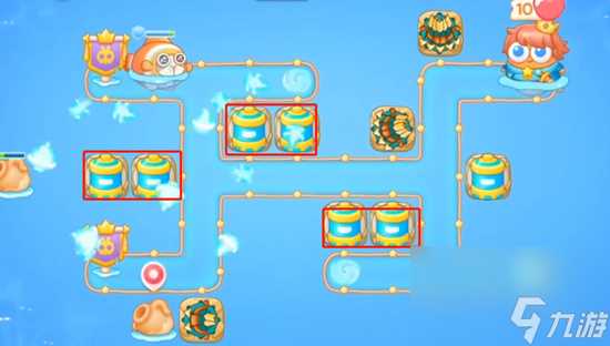 保卫萝卜4海的闺女第11关通关攻略