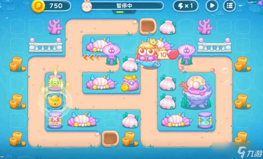 保卫萝卜4海的闺女第16关攻略