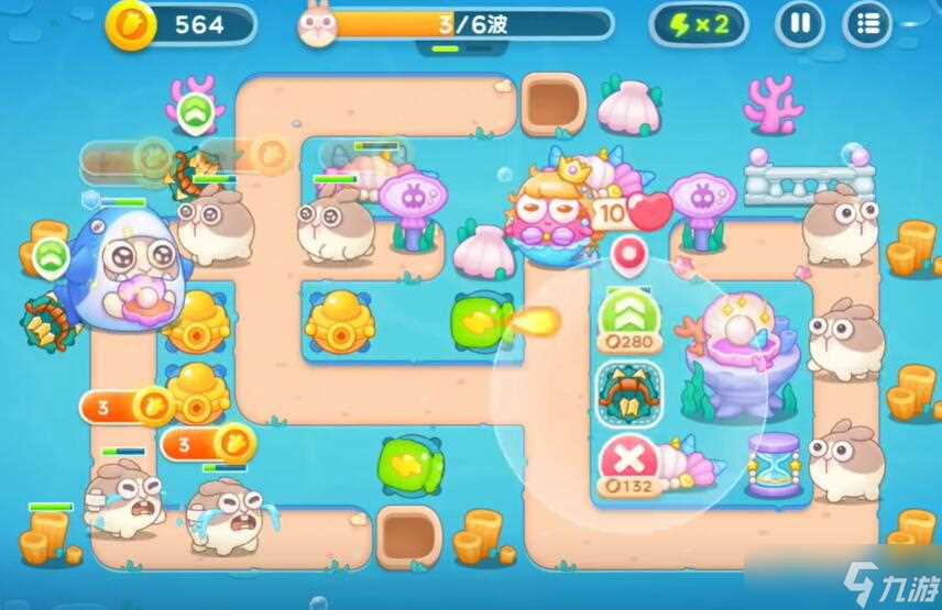 保卫萝卜4海的闺女第16关攻略