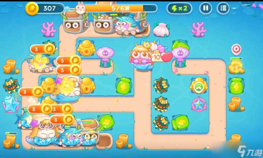 保卫萝卜4海的闺女第16关攻略