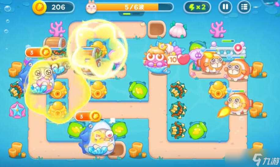 保卫萝卜4海的闺女第16关攻略