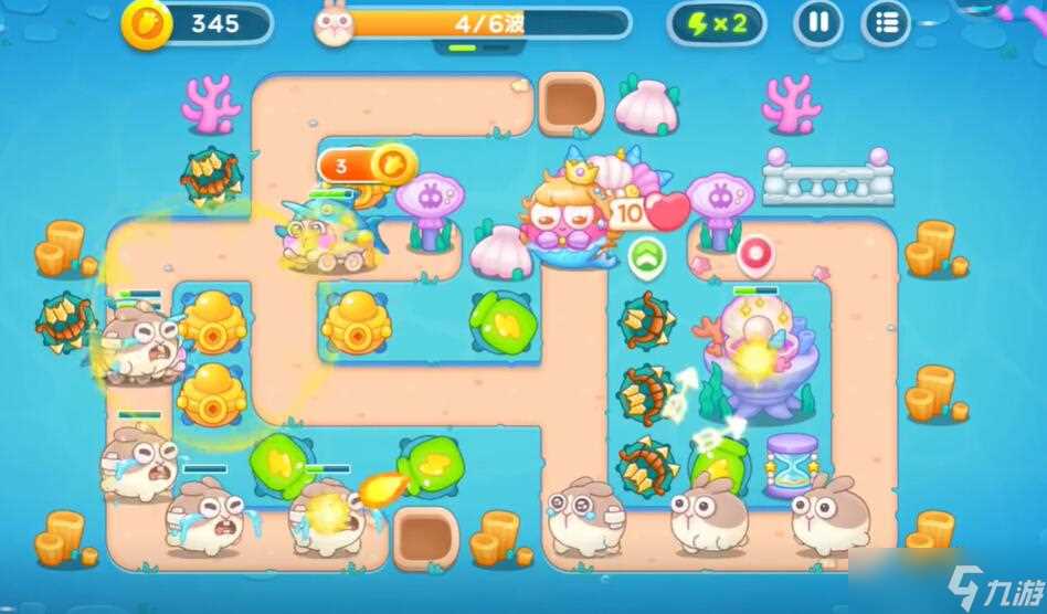 保卫萝卜4海的闺女第16关攻略