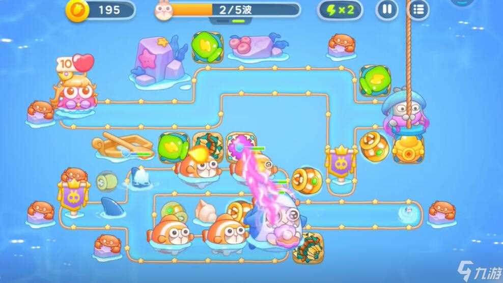 保卫萝卜4海的闺女第16关攻略