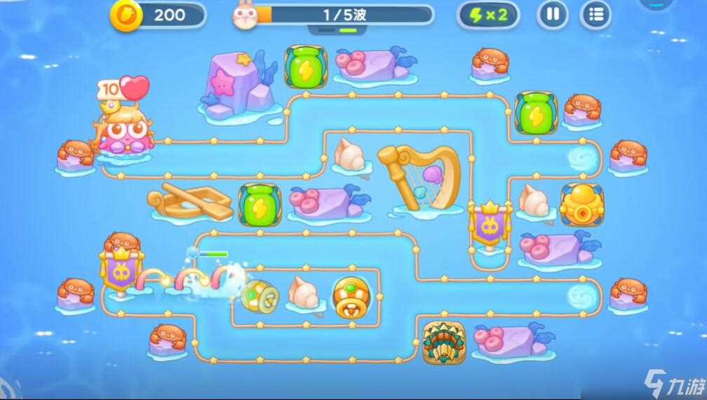 保卫萝卜4海的闺女第16关攻略