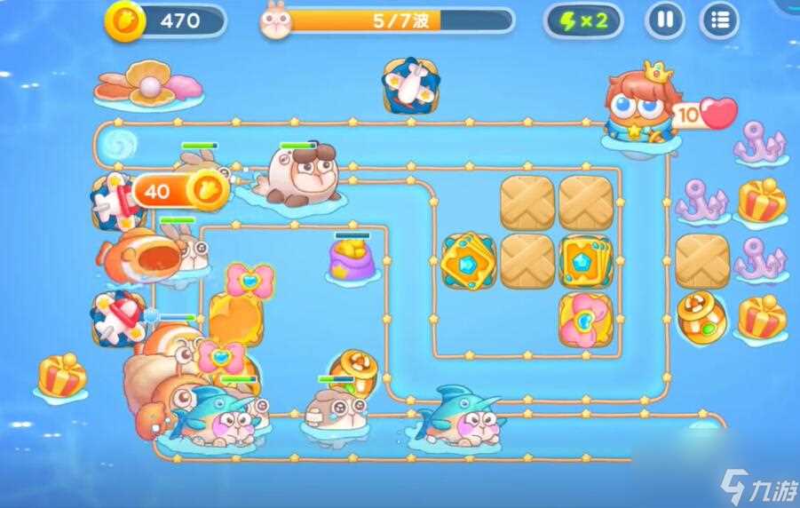 保卫萝卜4海的闺女19关攻略