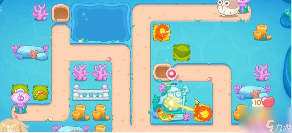 保卫萝卜4海的闺女21关攻略