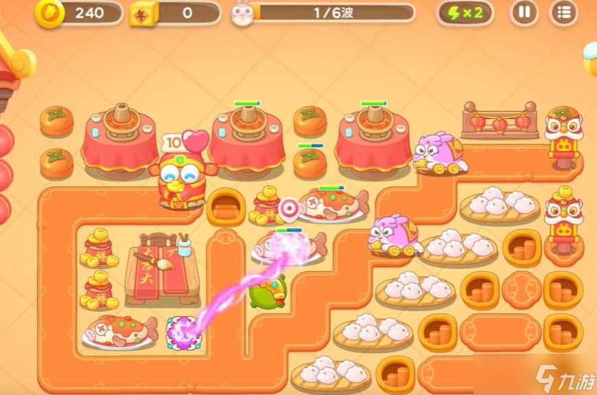 保卫萝卜4新春大集第3关攻略