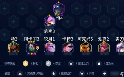 金铲铲之战天选福星阿卡丽阵容推荐