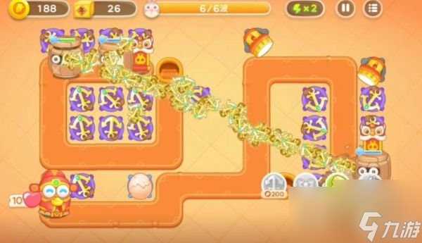 保卫萝卜4新春大集第1关完美通关 保卫萝卜4新春大集第1关攻略