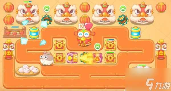 保卫萝卜4新春大集第14关怎么通关 关攻略