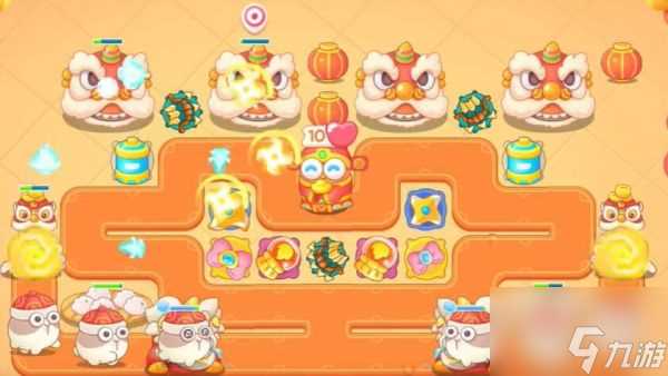 保卫萝卜4新春大集第14关怎么通关 关攻略