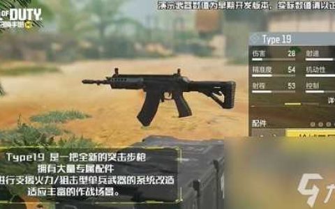 使命召唤手游版本爆料 新武器Type 19即将登场