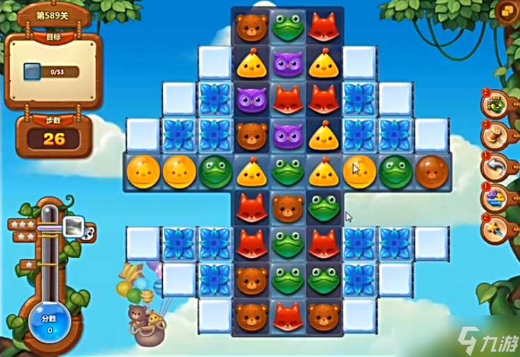《开心消消乐》589关通关攻略