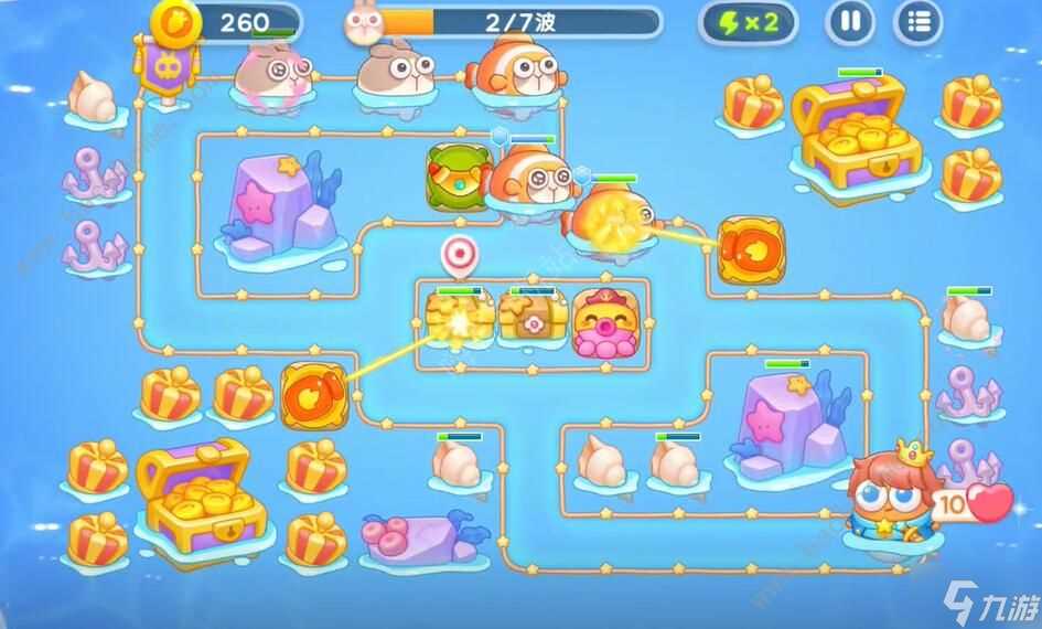 保卫萝卜4海的闺女第35关怎么过 海的闺女第35关通关图文教程