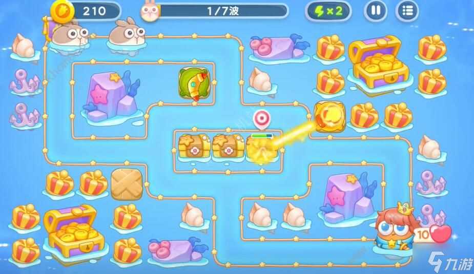 保卫萝卜4海的闺女第35关怎么过 海的闺女第35关通关图文教程