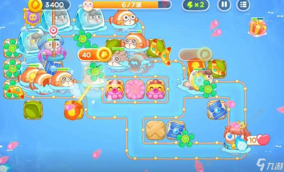 保卫萝卜4海的闺女第35关怎么过 海的闺女第35关通关图文教程