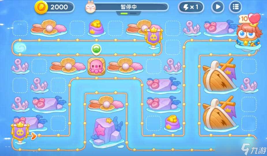 保卫萝卜4海的闺女第45关攻略