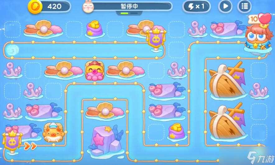 保卫萝卜4海的闺女第45关攻略