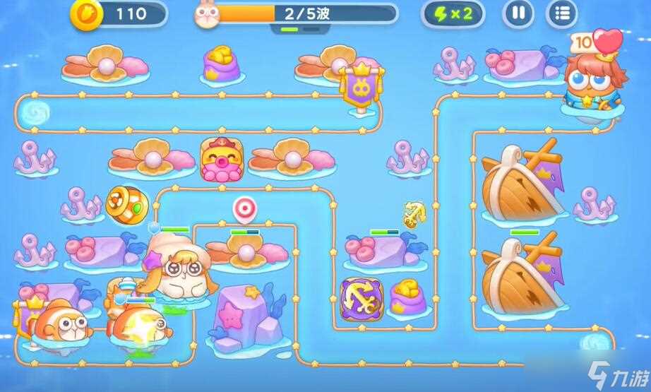 保卫萝卜4海的闺女第45关攻略