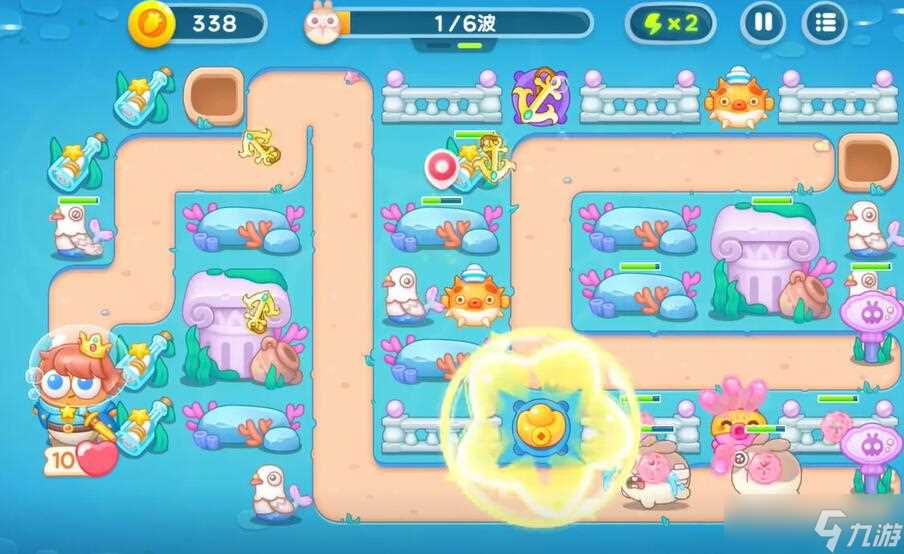 保卫萝卜4海的闺女第45关攻略