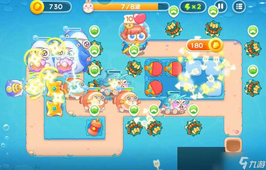 保卫萝卜4海的闺女第32关攻略