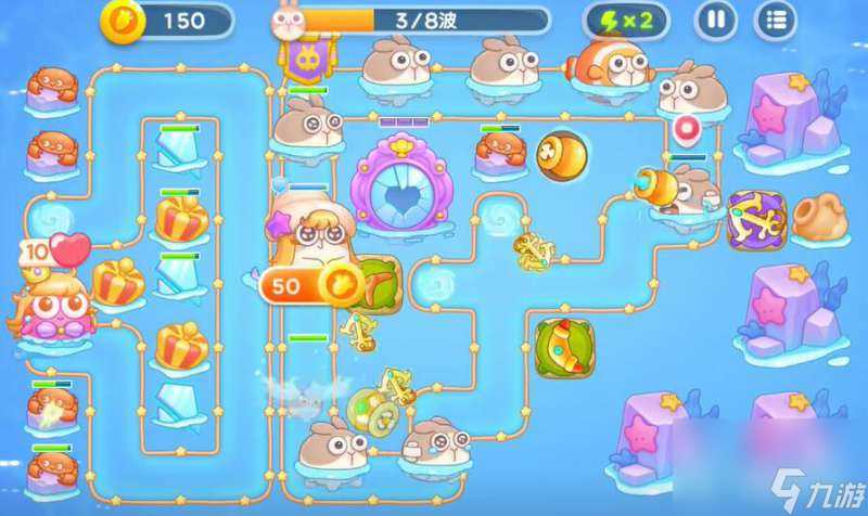 保卫萝卜4海的闺女第44关怎么通关