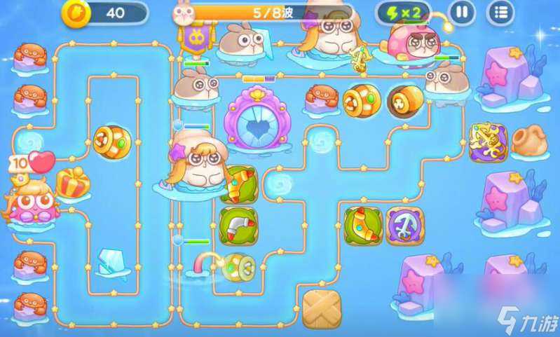 保卫萝卜4海的闺女第44关怎么通关