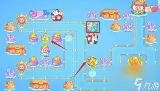 保卫萝卜4海的闺女第34关通关攻略