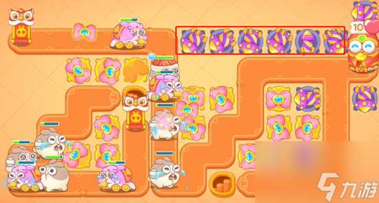 保卫萝卜4新春大集第8关攻略