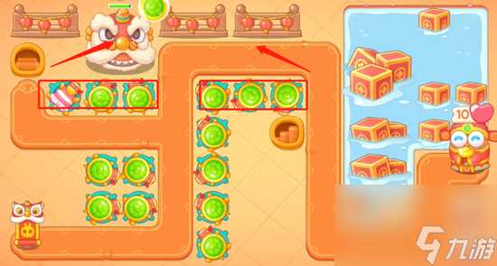 保卫萝卜4新春大集第7关攻略