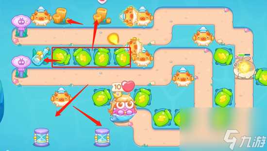 保卫萝卜4海的闺女第39关怎么玩