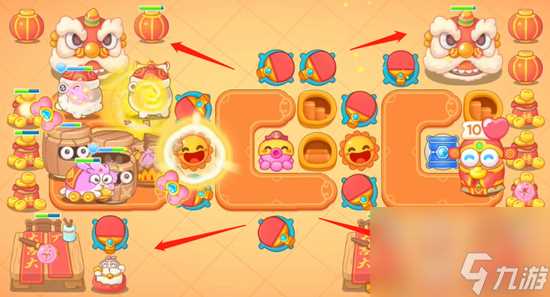 保卫萝卜4新春大集第6关怎么通关