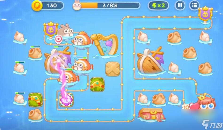 保卫萝卜4海的闺女第10关怎么过