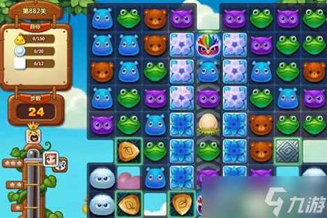 《开心消消乐》882关通关攻略