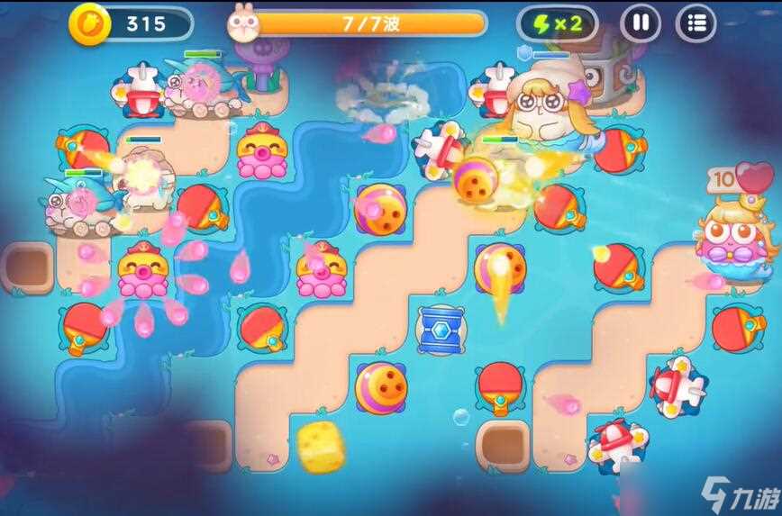 《保卫萝卜4》海的闺女47关攻略