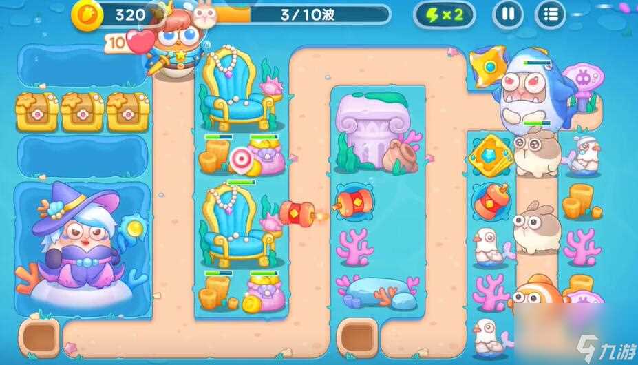 保卫萝卜4海的闺女第60关攻略