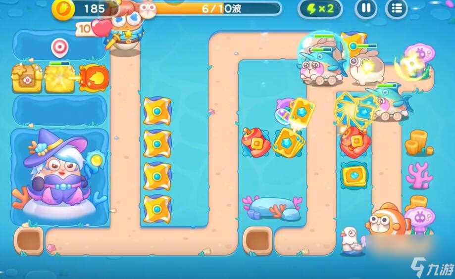 保卫萝卜4海的闺女第60关攻略