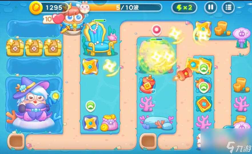 保卫萝卜4海的闺女第60关攻略