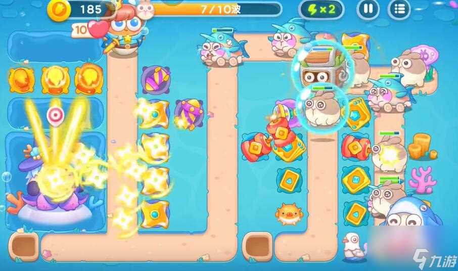 保卫萝卜4海的闺女第60关攻略