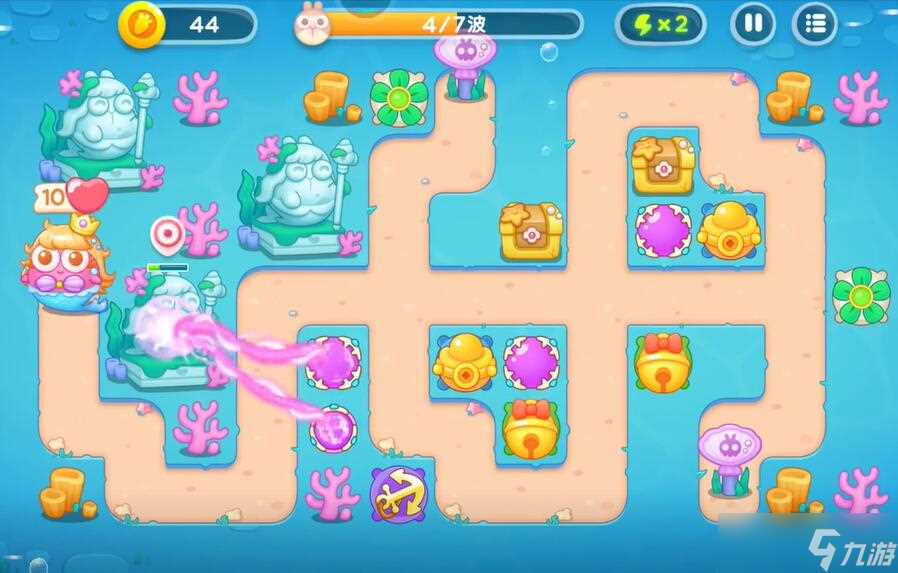 保卫萝卜4海的闺女46关攻略