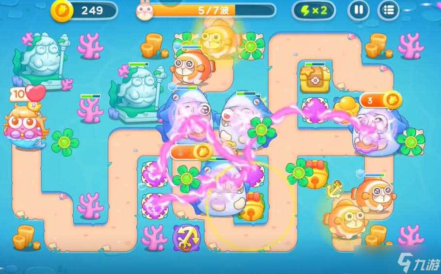 保卫萝卜4海的闺女46关攻略