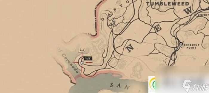 荒野大镖客2元素路线藏宝图金条在哪 元素路线藏宝图金条在哪里攻略