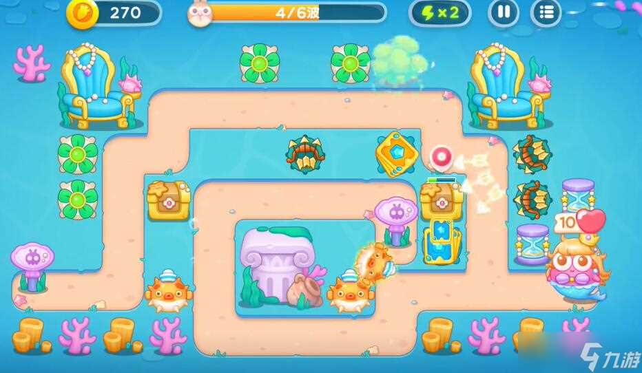 保卫萝卜4海的闺女48关攻略