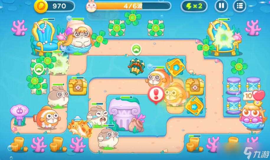 保卫萝卜4海的闺女48关攻略