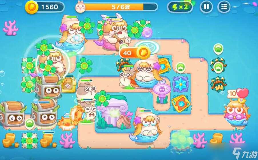 保卫萝卜4海的闺女48关攻略